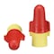 3M Twist-On Wire Connector, 8 AWG Max, Red, Yellow, Polypropylene, Thermoplastic Elastomer Insulation R/Y+BOX - alternate 4