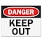 Tarifold Sign Inserts, Danger Keep Out, PK6 P1949KP - alternate 2