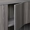 Mayline Aberdeen Wood Door Hutch, Gray, 72"x15" AHW72LGS - alternate 3