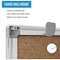 Mastervision MasterVision Earth Series Self-Healing Cork Bulletin Board, Wall Mount, 24x36", Aluminum Frame CA031790 - alternate 5