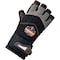 Proflex By Ergodyne Half Finger Mechanics Impact Gloves, Spandex Palm, M, Black 910 - alternate 2
