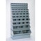 Stackbin Sectional Stacking Bin, 15 in W x 11 in D x 24 in H, 2 Compartments, Gray, Steel 3-5SS - alternate 5