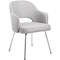Boss Office Products Guest Chair, Gray Seat, Gray Back, 22 1/2" W 24-1/2" L 32" H, Fixed, Fabric Seat B489C-GR - alternate 2