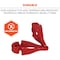 Ergodyne Glove Clip Holder, Dual Clips, Squids 3400 Series, Holds Gloves & Gear, Red 3400 - alternate 2