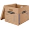 Smoothmove 14 in x 15 in x 18 in Moving Box, Kraft, Blue Printing, Kraft Corrugated Board, Double Wall, 32 ECT 7717201 - alternate 2