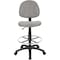 Boss Drafting Stool (B315-Gy) W/Footring B1615-GY - alternate 2