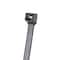 Panduit Cable Tie, 14-1/2 in L, 4 in Max Bundle Dia., Black, Nylon 6/6, 120 lb Strength, 250 PK PLT4H-TL30/147 - alternate 2
