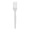 Dixie Disposable Fork, Crystal, Heavy Weight, PK1000 FH017 - alternate 2
