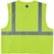 Ergodyne Lime Type R Class 2 Standard Solid Vest, Size: L 8225HL - alternate 3