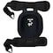 Ergodyne Knee Pad, Hard Shell, Gel, Foam Pad, Rubber Cap, Clip Closure, 2 Straps, Black, Universal 344 - alternate 4