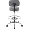 Boss Caressoft Medical/Drafting Stool W/ Back Cushion B16245-GY - alternate 5