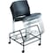 Boss Guest Chair, Black Seat, Black Back, 18 1/2" W 18" L 32 1/2" H, No Arms, Vinyl Seat B1400-BK-2 - alternate 3