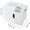 Hsm Paper Shredder, Strip-Cut Style shredstar S10 - alternate 5