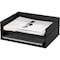 Victor Technology Letter Tray, Black, Wood, 13 1/2 in W, 10 3/4 in L, 3 1/10 in H, 1 Number of Compartments 1154-5 - alternate 2