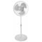 Air King 16" Blade Dia Pedestal Fan, Oscillating, 3 Speeds, 120VAC, White with Gray Accents 9126 - alternate 4