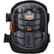 Ergodyne Knee Pad, Hard Shell, Foam, Gel Pad, Rubber Cap, Clip Closure, 2 Straps, Black, Universal 347 - alternate 4