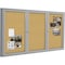 Ghent Enclosed Cork Bulletin Board 96x48", 3 Door PA34896K - alternate 4