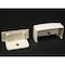 Legrand Blank End Fitting, PN03 Series, 1 Channel, 0.812 in W, 0.5 in H, 0.687 in L, Ivory PN03F20V - alternate 2
