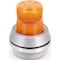 Edwards Signaling Horn Strobe, Horn, Pulse, 24V DC, 85 dB, Cast Aluminum, Amber Lens, Gray Housing, Surface Mount 51XBRFA24D - alternate 2