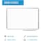 Mastervision 12"x24" Magnetic Planning Dry Erase Board, Aluminum Frame MA0392830A - alternate 6