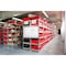 Ghent Dry Erase Board, Steel, 48 1/2 in, 72 1/2 in, Aluminum Frame, White/Gray, Gloss GRPM321G-46 - alternate 6