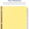 Avery Avery Big Tab Insertable Dividers 11112, Buff Paper, 8 Clear Tabs, 1 Set 7278211112 - alternate 3