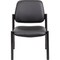 Boss Guest Chair, Black Back, 24-1/2 in W 22" L 32-1/2" H, Armless, Vinyl Seat B9595AM-BK - alternate 6