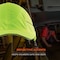 Ergodyne Bump Cap, Short Brim Baseball, ABS, Hook-and-Loop Suspension, Hi-Visibility Lime 8960 - alternate 4