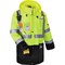 Ergodyne Hi-Vis Jacket, 300D Oxford Polyester Outer Shel, Class 3 Type R, Lime/Black, L 8386 - alternate 2