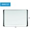 Mastervision 24"x36" Magnetic Dry Erase Board, Black Frame MVI030401 - alternate 3