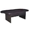Boss Race Track Conference Table, 71"Wx35"D, Mocha N135-MOC - alternate 2