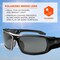 Ergodyne ODIN, Safety Glasses, Uncoated, Gray Lens, Black Frame, Full-Frame, Polarized ODIN-PZ - alternate 4