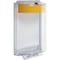 Safety Technology International Universal Stopper Cover, Polycarbonate, Flush Mount, 5 1/2 in W x 8 1/8 in H x 2 5/8 in D STI-13020NY - alternate 2