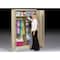 Tennsco Janitorial Storage Cabinet, 64 in H, 36 in W, 18 in D, Swing, Keyed, Black, 4 Shelves, 0 Drawers JAN6618DHBK - alternate 2