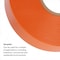 3M Vinyl Electrical Tape, 35, Scotch, 3/4 in W x 66 ft L, 7 mil thick, Orange 10869 - alternate 6