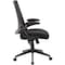 Boss Task Chair, Black Back, 27 in W 27" L 44" H, Flip, Mesh Seat B6776-BK - alternate 3