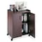 Safco Refreshment Cart, Mobile, Mahogany 8953MH - alternate 4