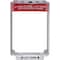 Safety Technology International Universal Stopper Cover, Polycarbonate, Flush Mount, 5 3/8 in W x 8 1/8 in H x 4 in D, Red STI-13020FR - alternate 2