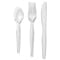 Dixie Disposable Cutlery Set, Unwrapped, PK10 CH0180DX7 - alternate 3