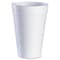 Dart Disposable Hot cup 32 oz. White, Foam, Pk500 32TJ32 - alternate 2