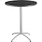 Iceberg CafeWorks Cafe/Breakroom Table, Graphite Granite Top, Silver Frame, 36 in Dia x 42 in H 65668 - alternate 6