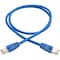 Tripp Lite Cat6(a) Cable, Shielded (STP), Blue, 3ft N262-003-BL - alternate 4