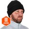 Ergodyne Knit Cap with Zipper, Over The Head, Black 6811Z - alternate 3