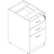 Lorell Pedestal Lorell Contemporary Furniture, Laminate, Cherry (Cabinet), Silver (Handle) LLR69604 - alternate 4