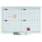 Mastervision Calendar Planning Board, Steel, 38 in, 50 in, Aluminum Frame, White/Gray, Matte GA05105830 - alternate 6