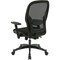Office Star Executive Chair Managers Chair, Adjustable Arms, 18-3/4" to 22-3/4" Height, Mesh, Black 2300 - alternate 6
