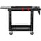 Rubbermaid Commercial Adaptable-Design Utility Cart with Deep Lipped Plastic Shelves, Structural Foam, 2 Shelves, 18 in W 1997206 - alternate 3