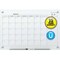 Quartet Calendar Planning Board, Glass, 36 in, 48 in, No Frame Frame, White, Gloss GC4836F - alternate 6