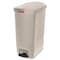 Rubbermaid Commercial Slim Jim Step-On 18 gal Rectangular Slim-Profile Plastic Can, Beige, Foot Pedal, Plastic, 14 3/4 in 1883551 - alternate 3