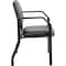 Boss Guest Chair, Black Seat, Black Back, 22" W 22" L 32-1/2" H, Fixed, Vinyl Seat B9591AM-BK - alternate 5